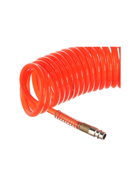 Шланг спиральный воздушный с быстросъемными соединениями PU (5х8 мм; 15 м) Русский Мастер РМ-52312