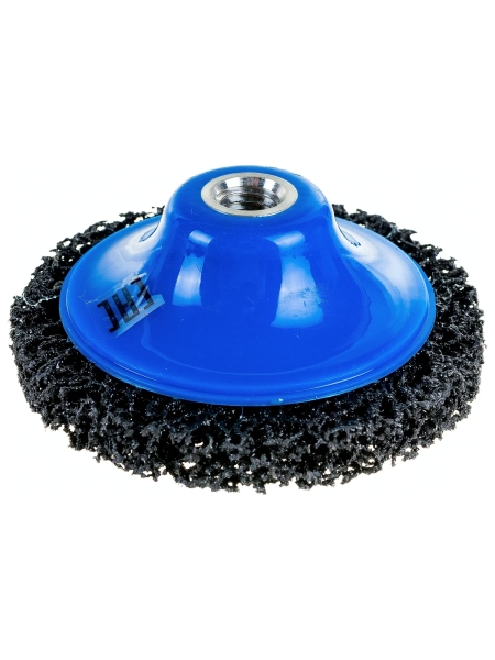 Круг для снятия ржавчины на резьбе чёрный (100 мм; M14) Русский Мастер РМ-90511