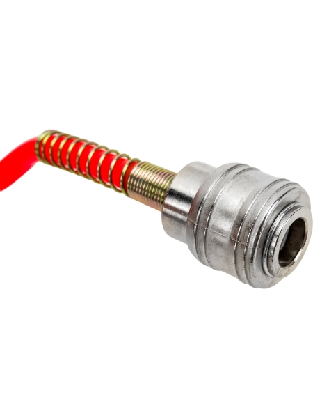 Шланг спиральный воздушный с быстросъемными соединениями PU (5х8 мм; 5 м) Русский Мастер РМ-52329