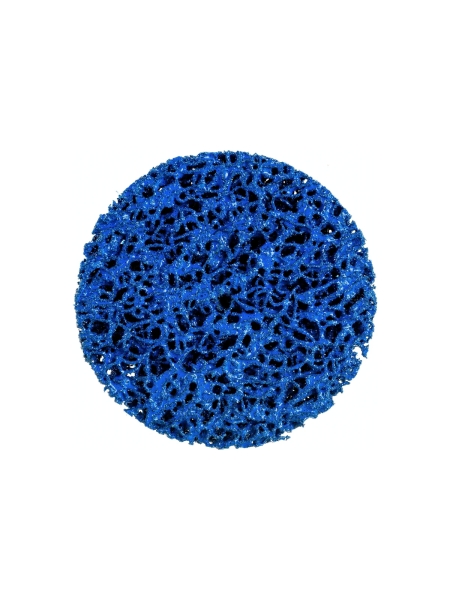 Круг для снятия ржавчины на резьбе синий (100 мм; M14) Русский Мастер РМ-90474