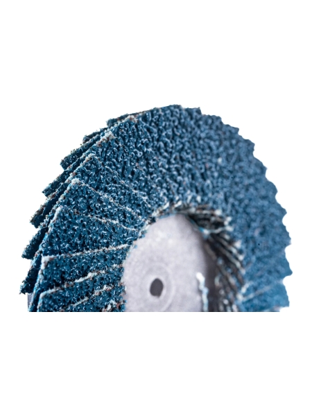 Круг лепестковый торцевой по металлу (50х22 мм; Р80; крепление Roloc) Русский Мастер РМ-70242