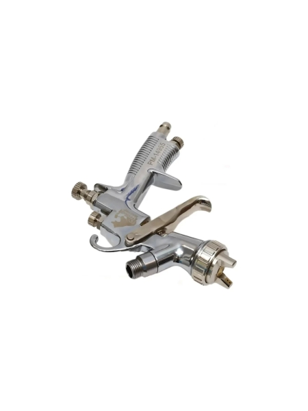 Краскопульт Русский Мастер K-400 д=1,7 ХРОМ, верхний бачок РМ-383687