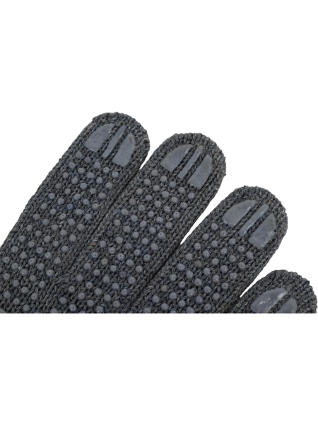 Перчатки Русский Мастер, х/б, с ПВХ, 7.5 класс, 4 нити, серые, 2 шт., улучшенное качество РМ-380518