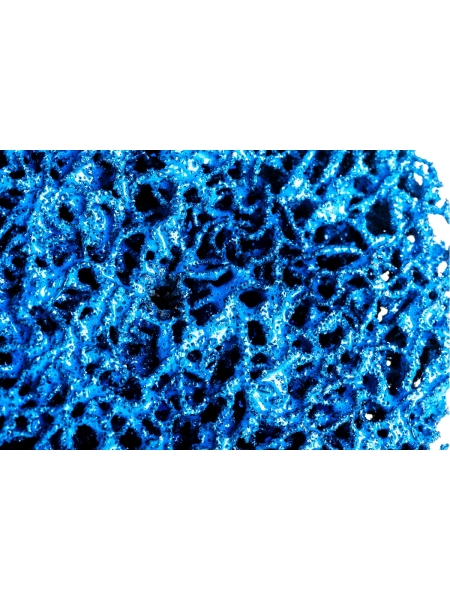 Круг для снятия ржавчины на резьбе синий (100 мм; M14) Русский Мастер РМ-90474