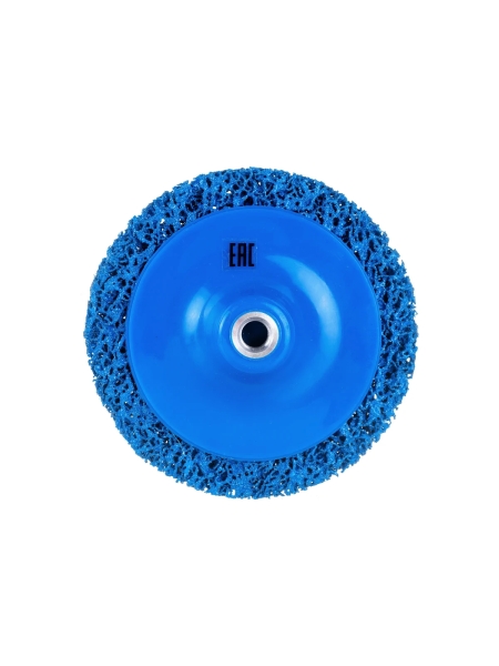 Круг для снятия ржавчины на резьбе синий (150 мм; M14) Русский Мастер РМ-90481