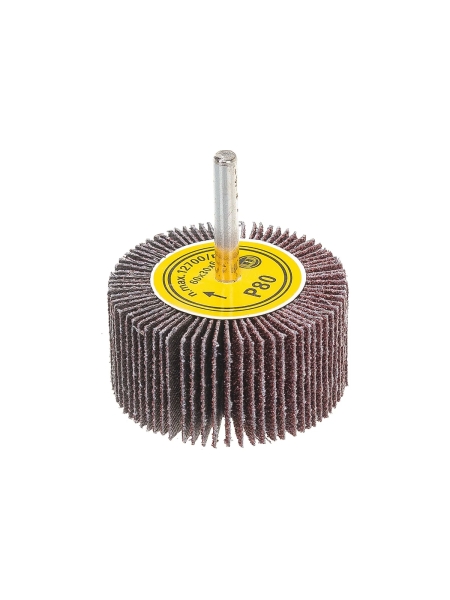 Круг шлифовальный лепестковый на шпильке (60х30х6 мм; P80) Русский Мастер РМ-53319