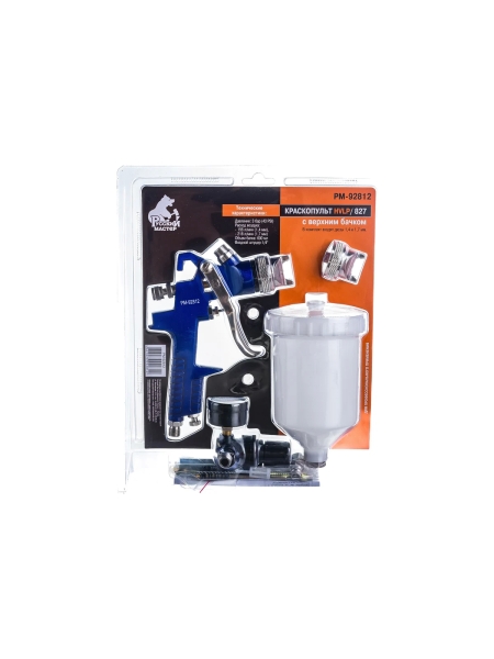 Краскопульт Русский Мастер 827 дюза 1.4/1.7 РМ-92812