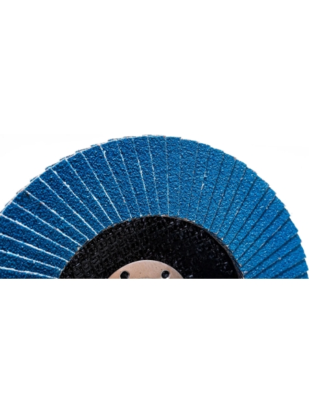 Круг лепестковый торцевой по металлу PROFI (125х22 мм; Р60; циркониевый корунд) Русский Мастер РМ-90269