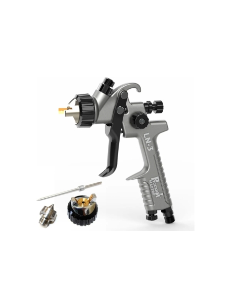Краскопульт Русский Мастер LN-3 набор HVLP 1,3 мм/LVMP 1,4 мм РМ-385551
