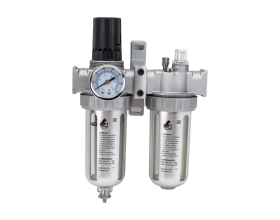 Фильтр-влагоотделитель с регулятором давления, манометром и лубрикатором AFRL80 Русский Мастер РМ-14924