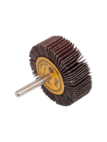 Круг шлифовальный лепестковый на шпильке (60х20х6 мм; P80) Русский Мастер РМ-53289