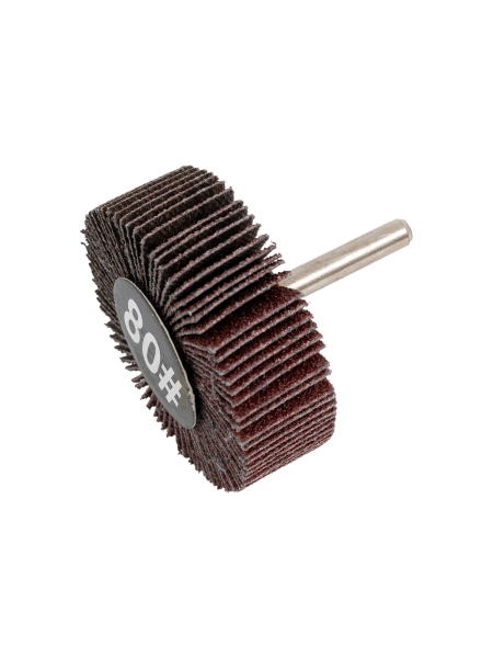 Круг шлифовальный лепестковый на шпильке (60х20х6 мм; P80) Русский Мастер РМ-53289