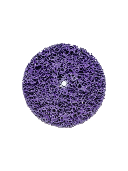 Круг для снятия ржавчины на шпинделе фиолетовый (6х100 мм) Русский Мастер РМ-52190