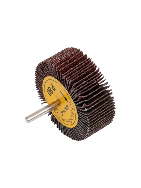 Круг шлифовальный лепестковый на шпильке (80х30х6 мм; P80) Русский Мастер РМ-53340