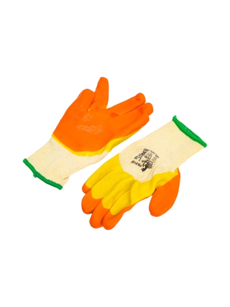 Рабочие перчатки с двойным латексным покрытием Русский Мастер, р.L (9), 2 шт. РМ-91409