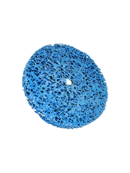 Круг для снятия ржавчины на шпинделе синий (6х100 мм) Русский Мастер РМ-52183