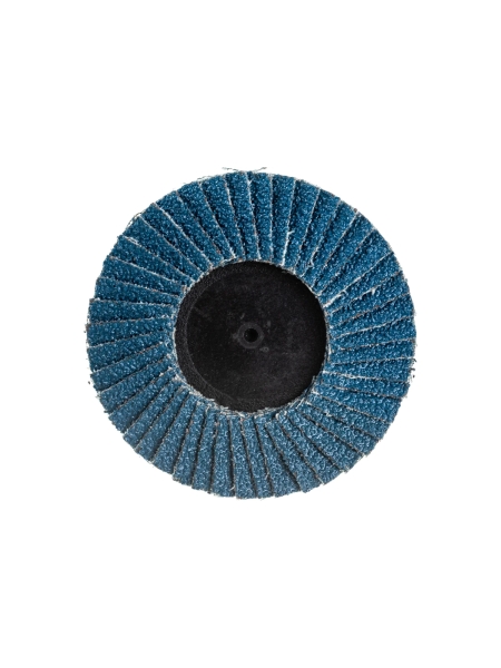 Круг лепестковый торцевой по металлу (75х22 мм; Р80; крепление Roloc) Русский Мастер РМ-70280