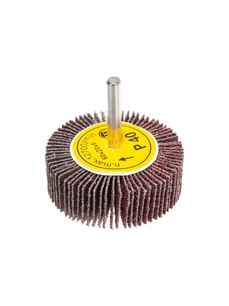 Круг шлифовальный лепестковый на шпильке (60х20х6 мм; P40) Русский Мастер РМ-53265