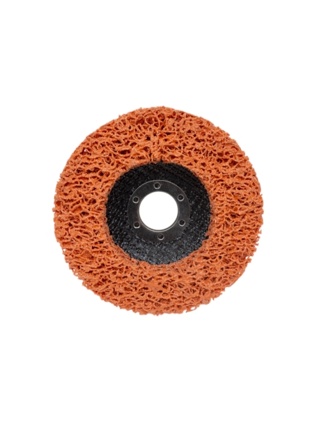 Диск для снятия ржавчины 115x22х13 мм, оранжевый, конический под УШМ Русский Мастер РМ-381348