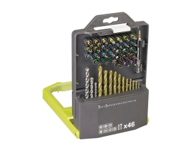 Набор бит со сверлами 46 шт. Ryobi RAK46MiXC 5132002698