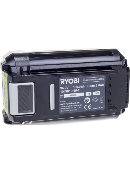 Аккумуляторная батарея (36В; 5.0 Ач; Lithium+) BPL3650D2 Ryobi 5133004387