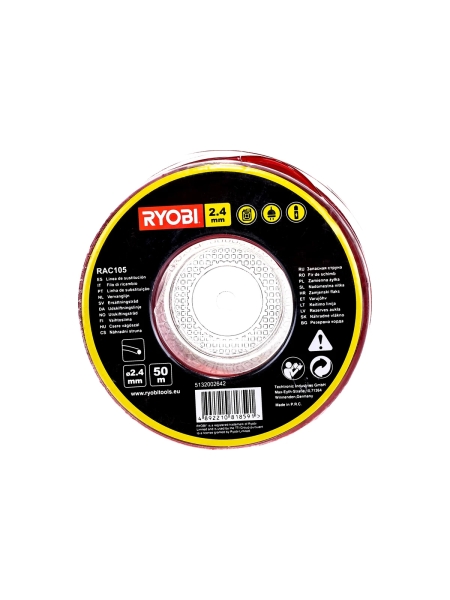 Леска для триммеров (2,4 мм; 50 м; круг) Ryobi RAC105 5132002642