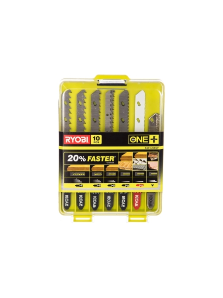 Набор пилочек для лобзика 10 шт Ryobi 5132002812