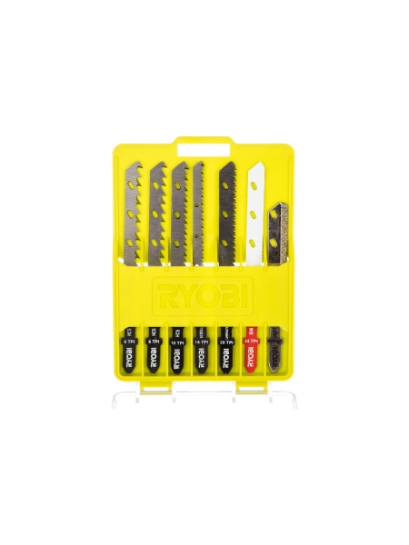 Набор пилочек для лобзика 10 шт Ryobi 5132002812