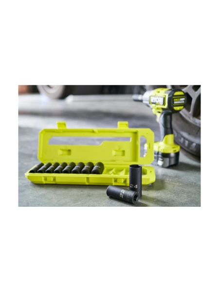 Торцевые головки 10 шт.: 10-24 мм, 1/2"DR RHDIS10PC Ryobi 5132006071