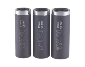 Набор торцевых головок RAKPISOC3 (3 шт; 17, 19, 21 мм; 1/2") Ryobi 5132004520