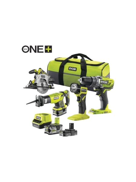 Набор из 4 инструментов Ryobi RCK184-252S 18В 5133005692