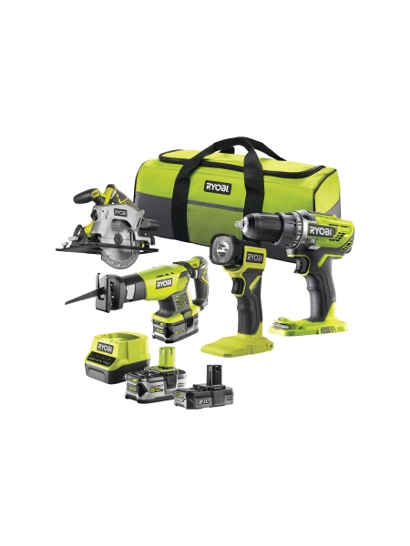 Набор из 4 инструментов Ryobi RCK184-252S 18В 5133005692