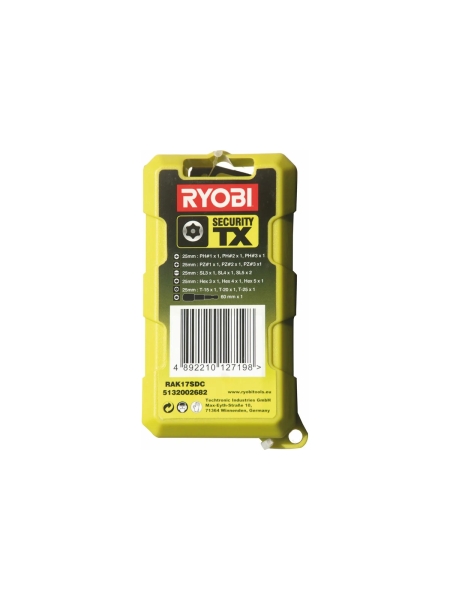 Набор бит RAK17SDC 17 шт. Ryobi 5132002682