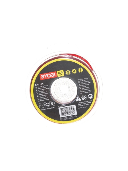 Леска для триммеров (2,4 мм; 15 м; круг) Ryobi RAC104 5132002641