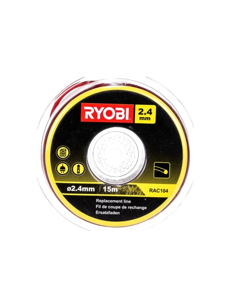 Леска для триммеров (2,4 мм; 15 м; круг) Ryobi RAC104 5132002641