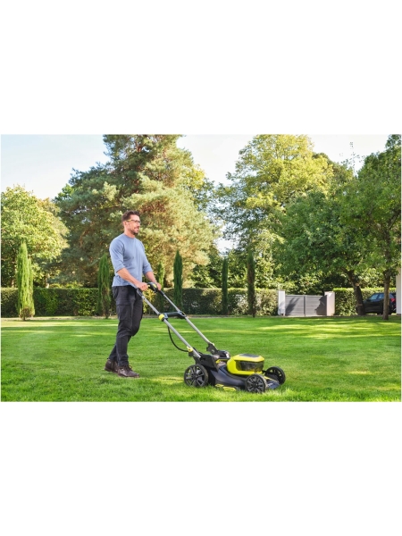 Аккумуляторная бесщеточная газонокосилка Ryobi 18В RY18LMX46A-0, 46см без АКБ и З/У 5133005789