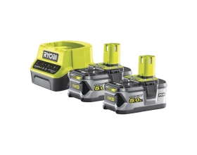Набор Ryobi ONE+ RC18120-250 5133003364 аккумулятор (18 В; 5.0 А*ч; Li-Ion) 2 шт. и зарядное устройство RC18120