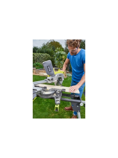 Аккумуляторная торцовочно-усовочная пила Ryobi ONE+ R18MS216-0 5133003597