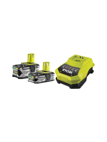 Набор Ryobi ONE+ RBC18LL415 5133002600 аккумулятор (18 В; 1,5 А*ч/4 А*ч; Li-Ion) 2 шт. и зарядное устройство