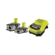 Набор Ryobi ONE+ RBC18LL415 5133002600 аккумулятор (18 В; 1,5 А*ч/4 А*ч; Li-Ion) 2 шт. и зарядное устройство