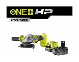 Бесщеточная углошлифмашина Ryobi ONE+ HP RAG18X-1C40S 5133005614