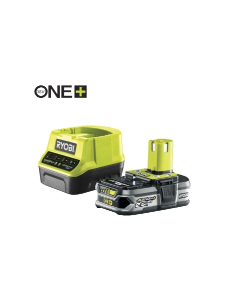 Набор Ryobi ONE+ RC18120-125 5133003359 аккумулятор (18 В; 2.5 А*ч; Li-Ion) и зарядное устройство RC18120