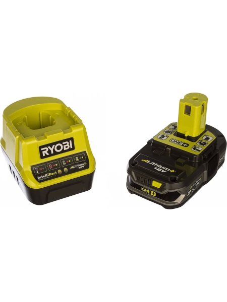 Набор Ryobi ONE+ RC18120-125 5133003359 аккумулятор (18 В; 2.5 А*ч; Li-Ion) и зарядное устройство RC18120