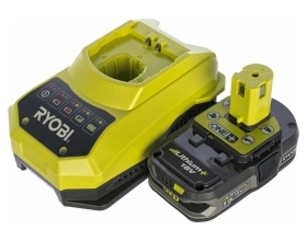 Набор Ryobi ONE+ RBC18L15 5133001910 аккумулятор (18 В, 1.5 А*ч, Li-Ion)  и зарядное устройство