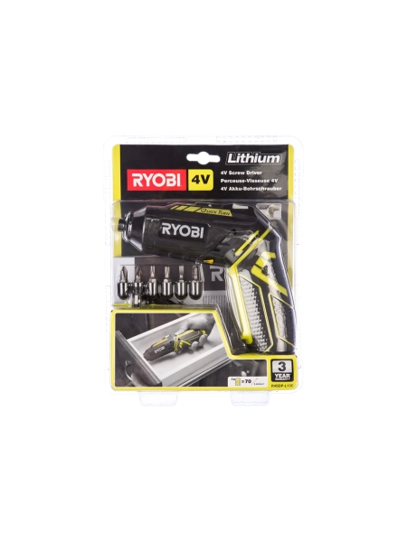 Аккумуляторная отвертка Ryobi R4SDP-L13C 5133002650