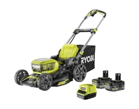 Аккумуляторная бесщеточная газонокосилка Ryobi 18В RY18LMX46A-250, 46см 5133005790