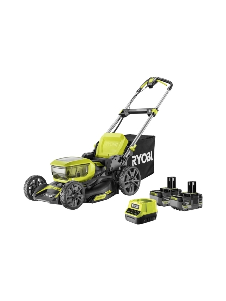 Аккумуляторная бесщеточная газонокосилка Ryobi 18В RY18LMX46A-250, 46см 5133005790