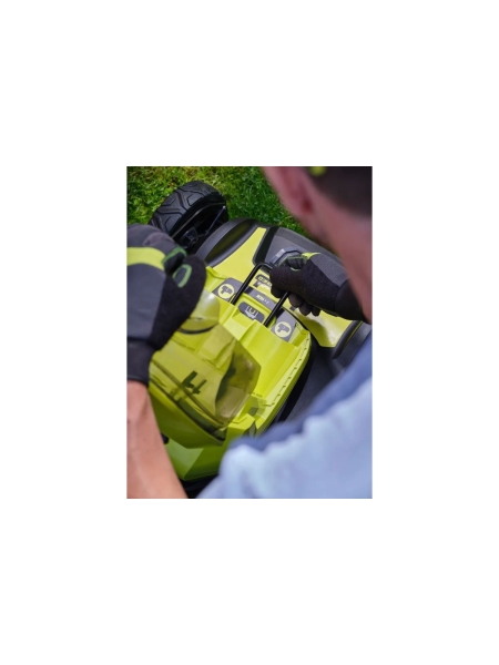 Аккумуляторная бесщеточная газонокосилка Ryobi 18В RY18LMX46A-250, 46см 5133005790