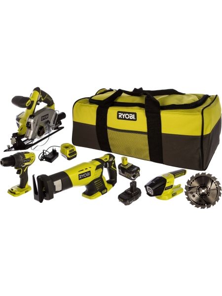 Набор инструментов Ryobi ONE+ R18CK4-252S 5133003578