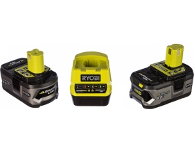 Набор Ryobi ONE+ RC18120-240 5133003363 аккумулятор (18 В; 4.0 А*ч; Li-Ion) 2 шт. и зарядное устройство RC18120